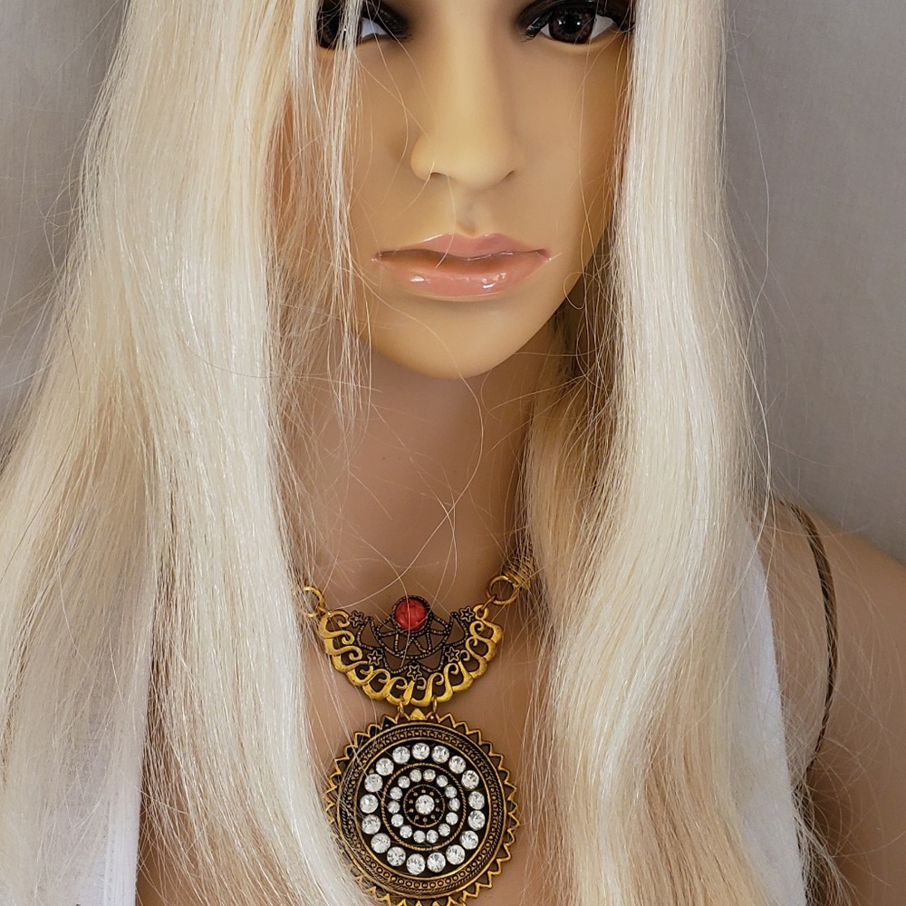 16″ Human Hair Topper Hair Piece for Women #613 - Picture 2 of 7